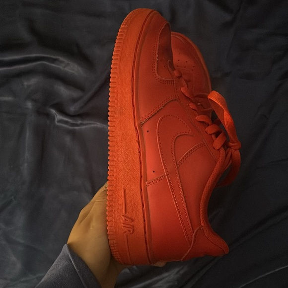 Red Nike Air Force 1’s - Picture 3 of 5